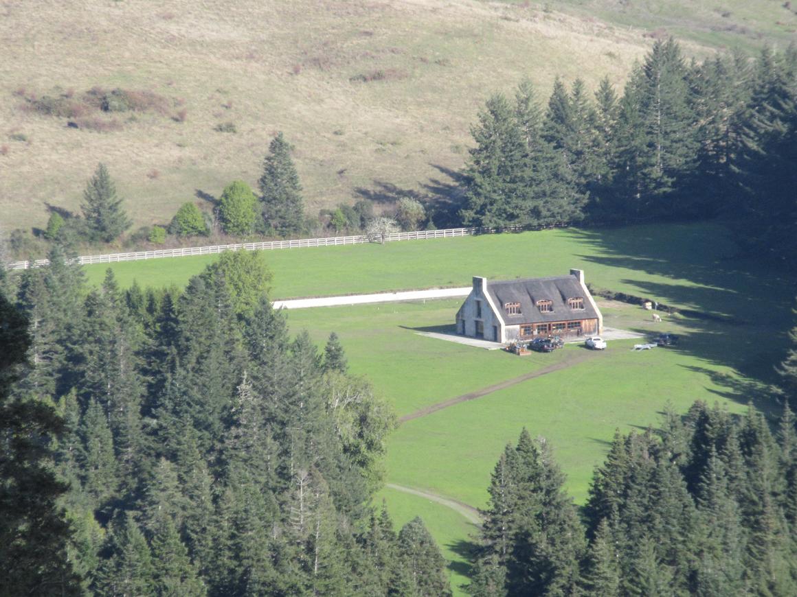 aerial of main house